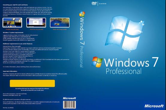 Windows 7 Professional 32 / 64 Bit ISO Free Download