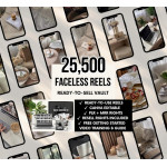 25,500+ Faceless Reels Bundle with PLR & MRR Rights 25,500+ Faceless Reels Bundle with PLR & MRR Rights