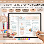 ADHD Goodnotes iPad Daily Weekly Monthly 2026-27 Planner ADHD Goodnotes iPad Daily Weekly Monthly 2026-27 Planner