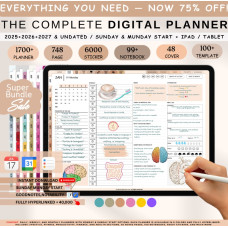 ADHD Goodnotes iPad Daily Weekly Monthly 2026-27 Planner ADHD Goodnotes iPad Daily Weekly Monthly 2026-27 Planner