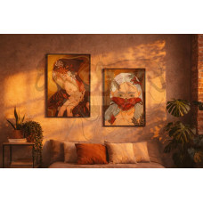 Custom Feminine Nature Illustration – Personalized Digital Artwork