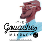 The Gouache MaxPack v2 - Brushes for Procreate