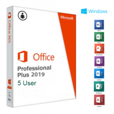 Microsoft Office 2019 Professional Plus 5 User Product Key