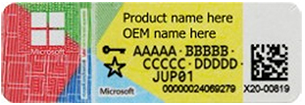 Windows 10 Professional COA Sticker FQC-08929 - Aml Store.com